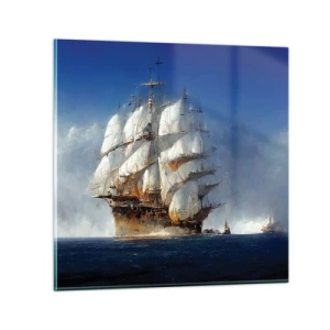 Quadro em vidro - A grande glória! - 30x30 cm