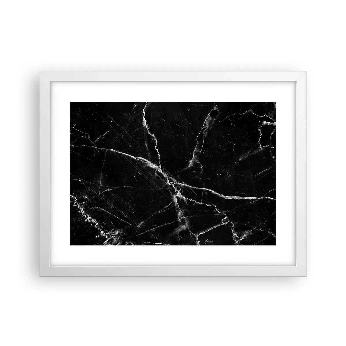 Pôster em moldura branca - A vida secreta da pedra - 40x30 cm