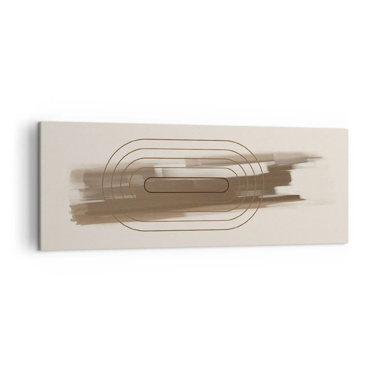 Quadro em tela - Um sopro de cinza - 140x50 cm