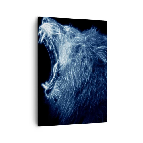 Quadro em tela - A ira feroz do rei - 50x70 cm