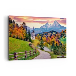 Quadro em tela - Paisagem como uma pintura - 100x70 cm