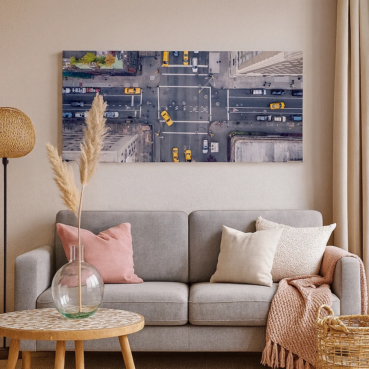 Quadro em tela - Escolha simples - 30x30 cm