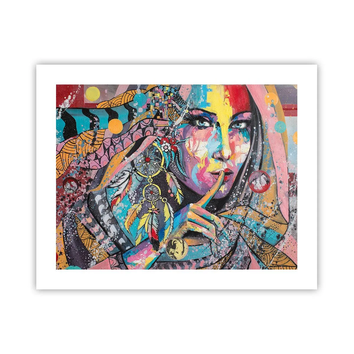 Pôster - Fique em silêncio até compreender - 50x40 cm