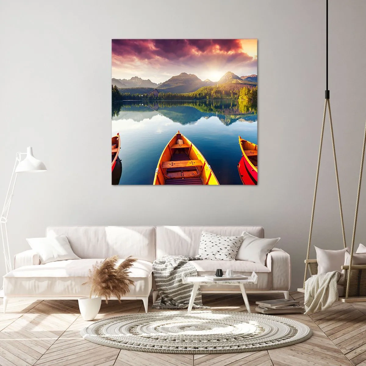 Quadro em tela - Nada contra a natureza - 70x70 cm