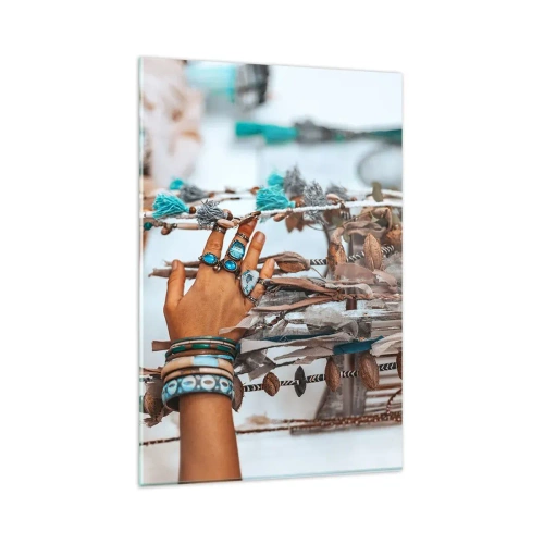 Quadro em vidro - Tesouros locais - 80x120 cm