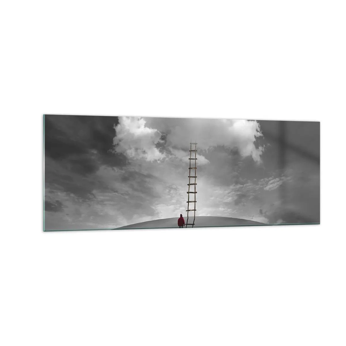 Quadro em vidro - Tudo é possível - 140x50 cm