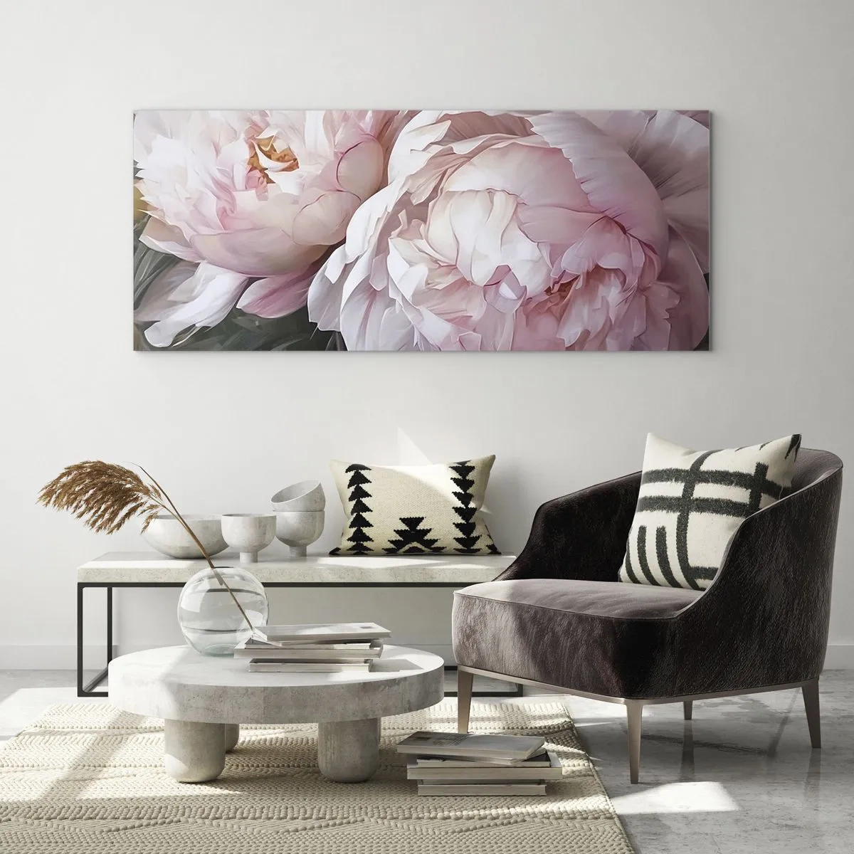 Quadro em vidro - Parou no florescer - 100x40 cm