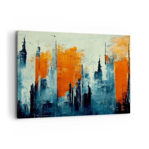 Quadro em tela - Paisagem moderna - 100x70 cm