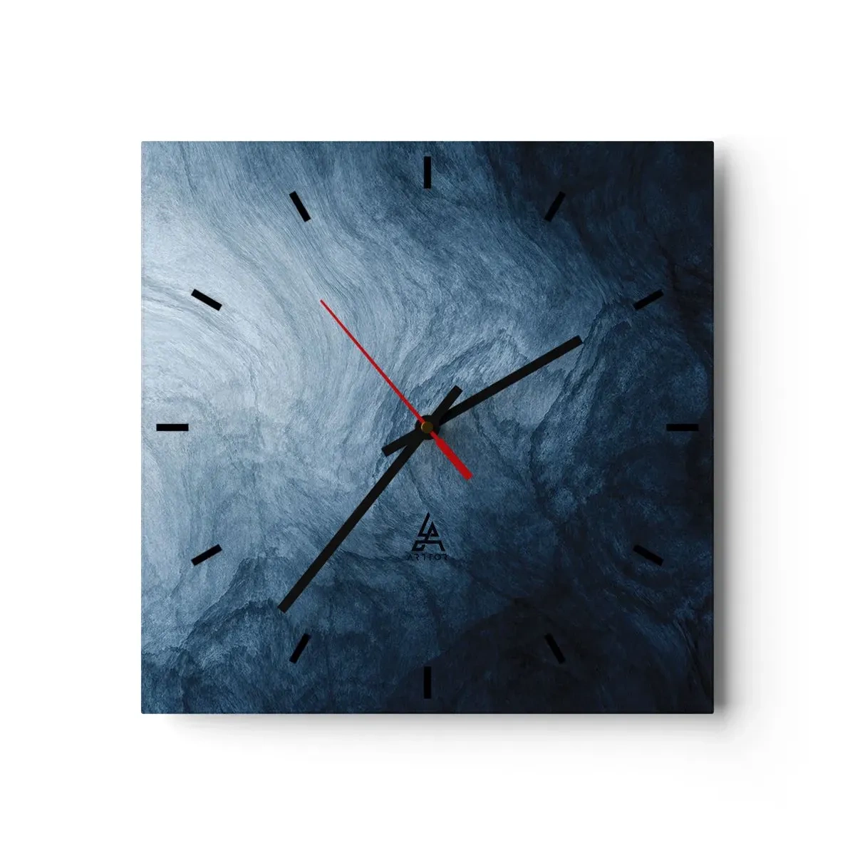 Relógio de parede - Relógio em vidro - Nas profundezas - 30x30 cm