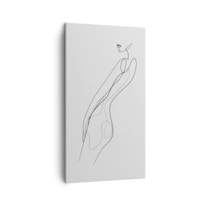 Quadro em tela - Apenas uma promessa - 45x80 cm