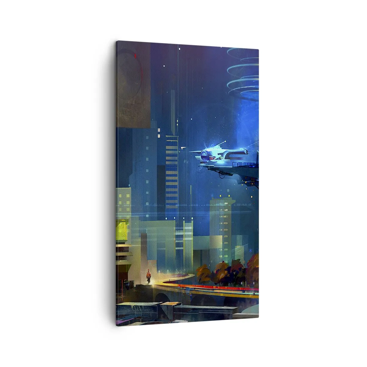 Quadro em tela - Num futuro próximo - 45x80 cm