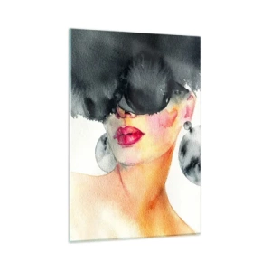 Quadro em vidro - O segredo da elegância - 80x120 cm
