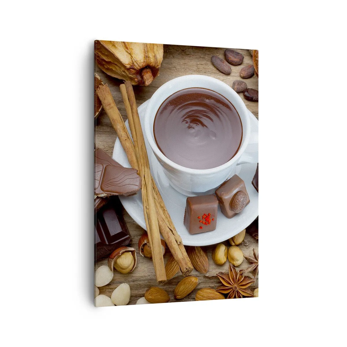 Quadro em tela - Da fábrica de chocolate de conto de fadas - 70x100 cm