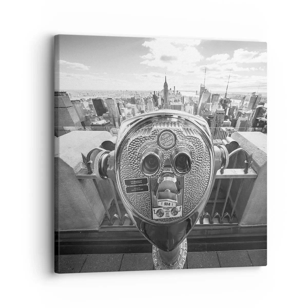 Quadro em tela - A cidade das cidades - 30x30 cm