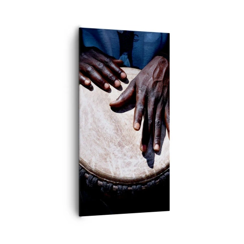 Quadro em tela - Viva no seu próprio ritmo - 65x120 cm