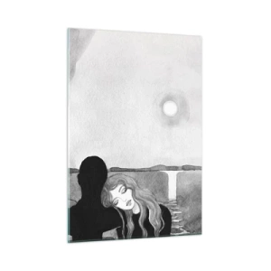 Quadro em vidro - Sempre misteriosa - 50x70 cm