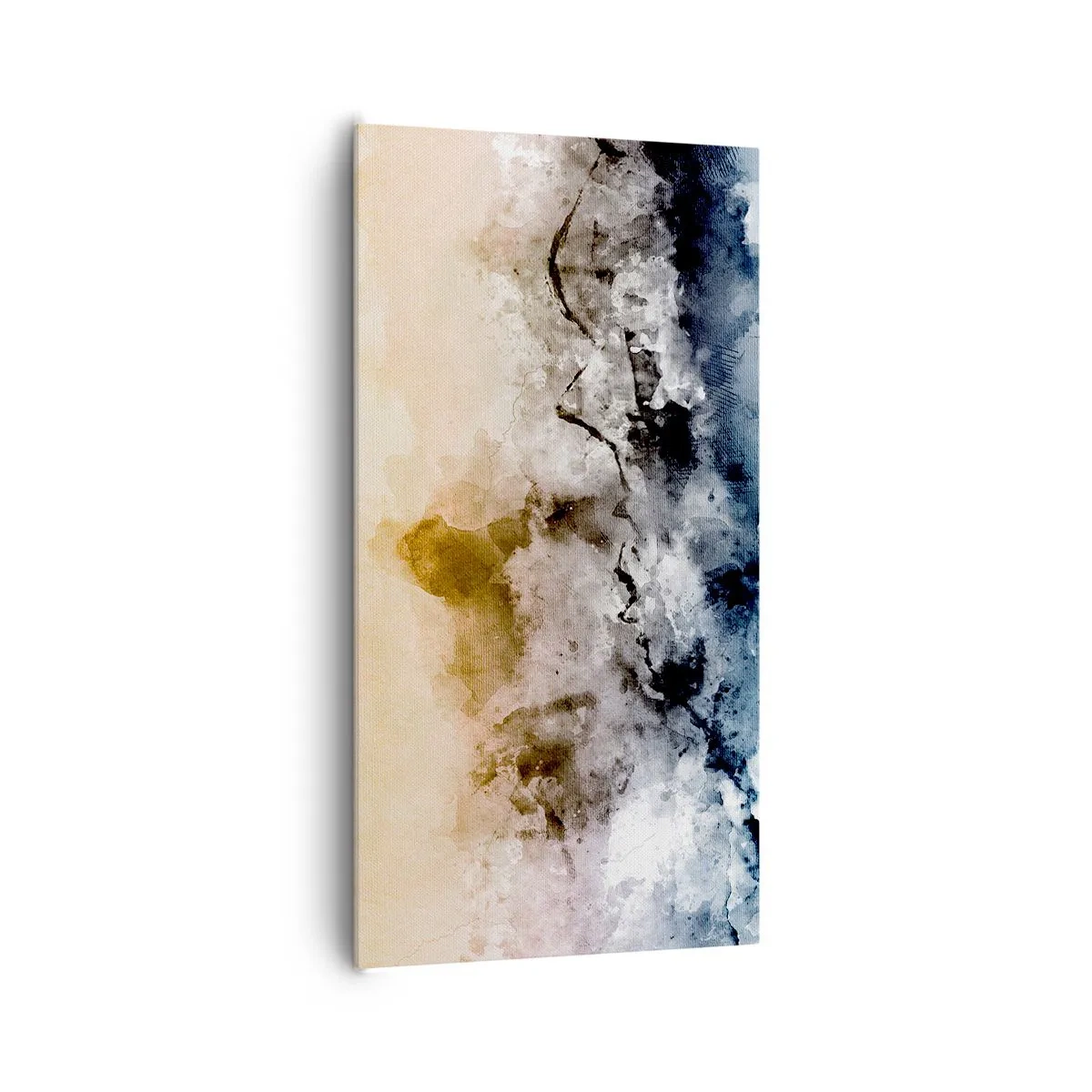 Quadro em tela - Imersos no tumulto do nevoeiro - 65x120 cm