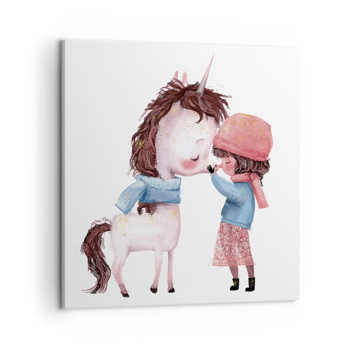 Quadro em tela - Conto do inverno - 50x50 cm