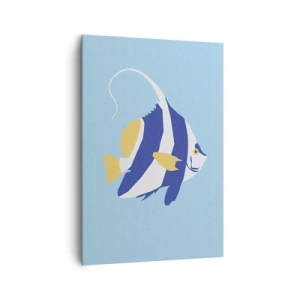 Quadro em tela - Saudades das águas tropicais - 70x100 cm