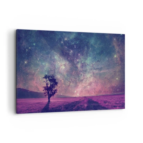 Quadro em tela - Sob o céu mágico - 120x80 cm