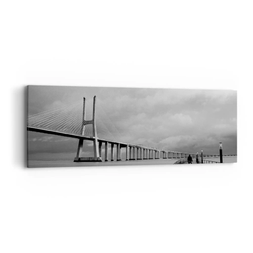 Quadro em tela - Cada um com o que merece - 90x30 cm