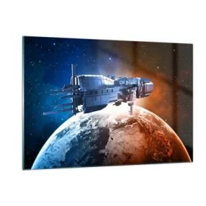 Quadro em vidro - Observador atento - 120x80 cm