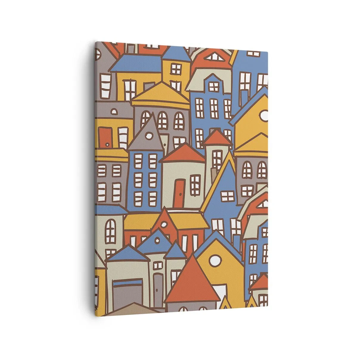 Quadro em tela - Atrás da casa - 50x70 cm