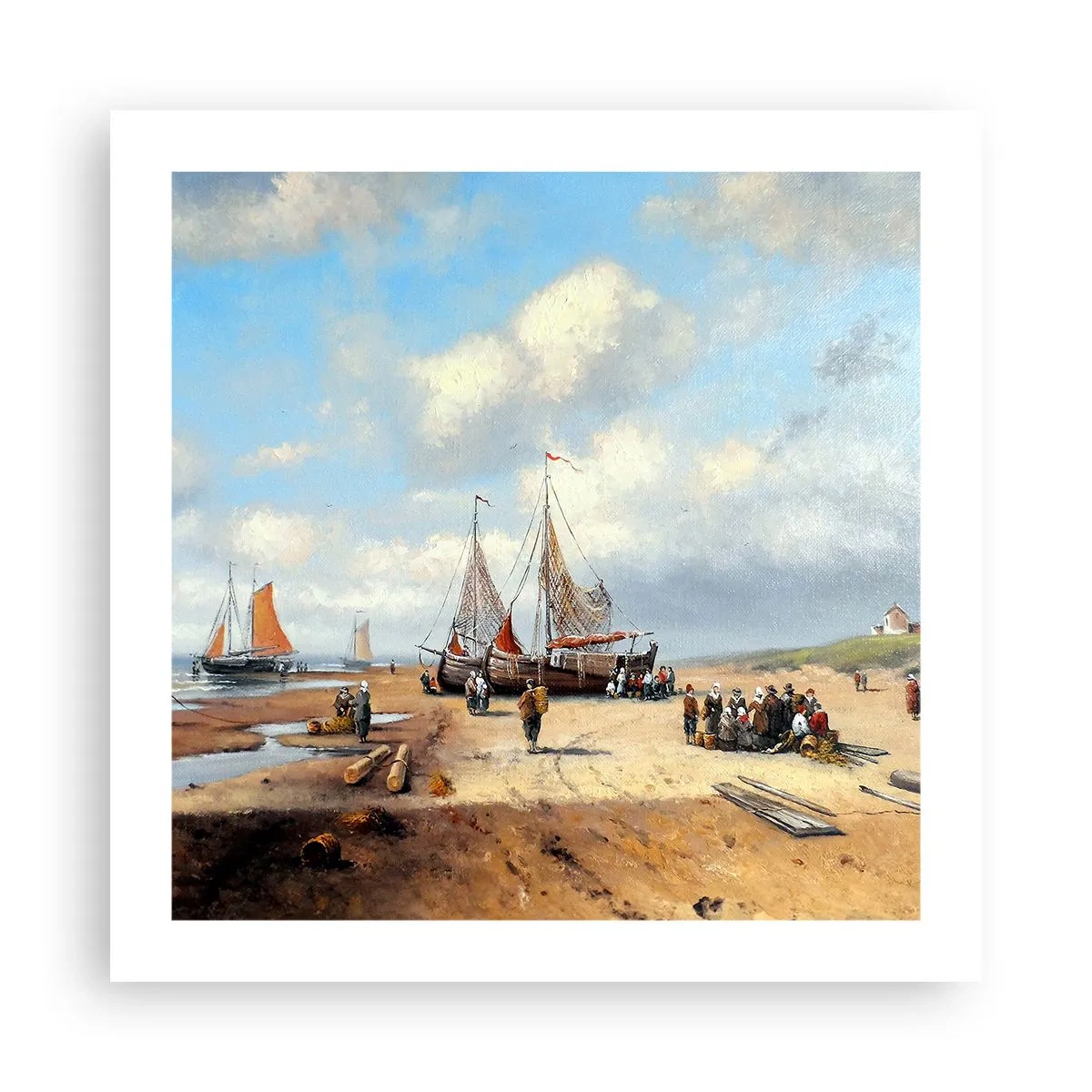 Pôster - Pós-caça bem-sucedida - 50x50 cm