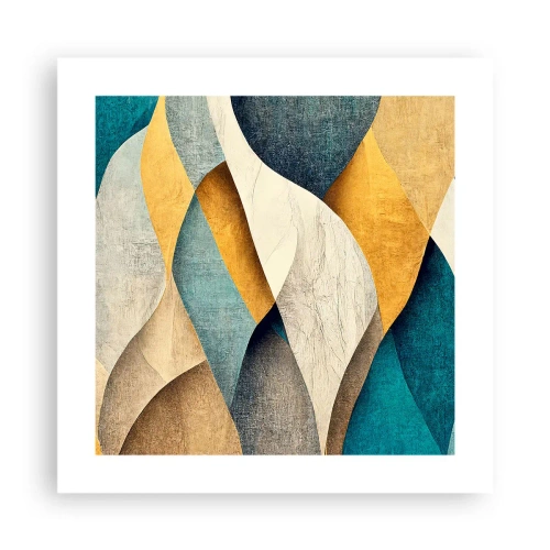 Pôster - Ritmo e onda - 40x40 cm