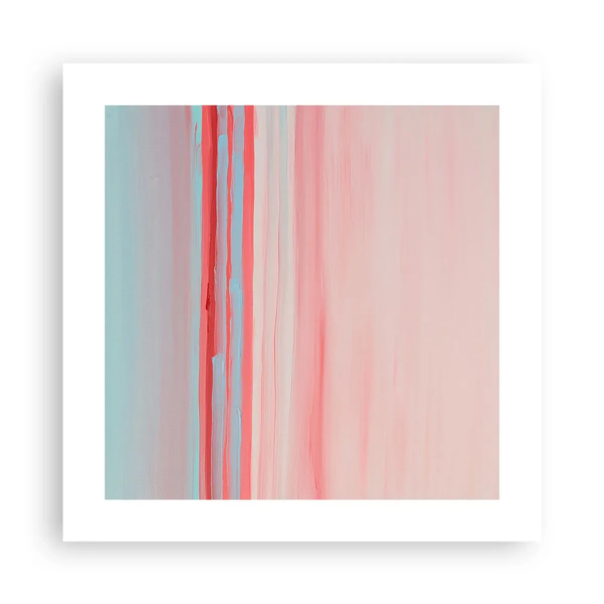 Pôster - Abstração ao amanhecer - 40x40 cm