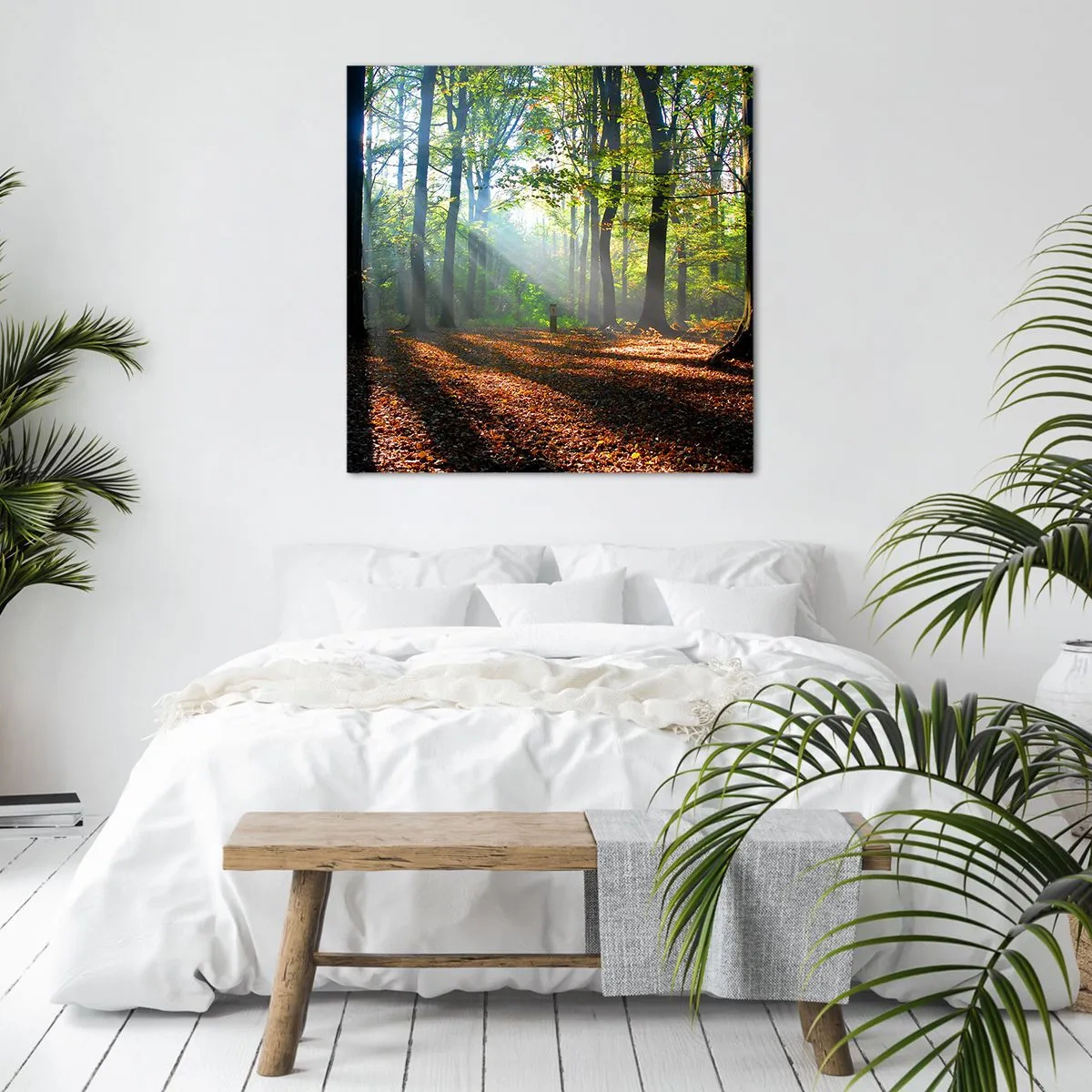 Quadro em tela - Luzes e sombras - 40x40 cm