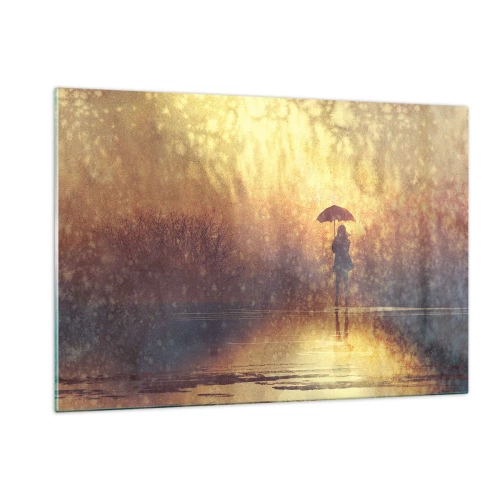 Quadro em vidro - Sinto alguém a olhar para mim - 120x80 cm