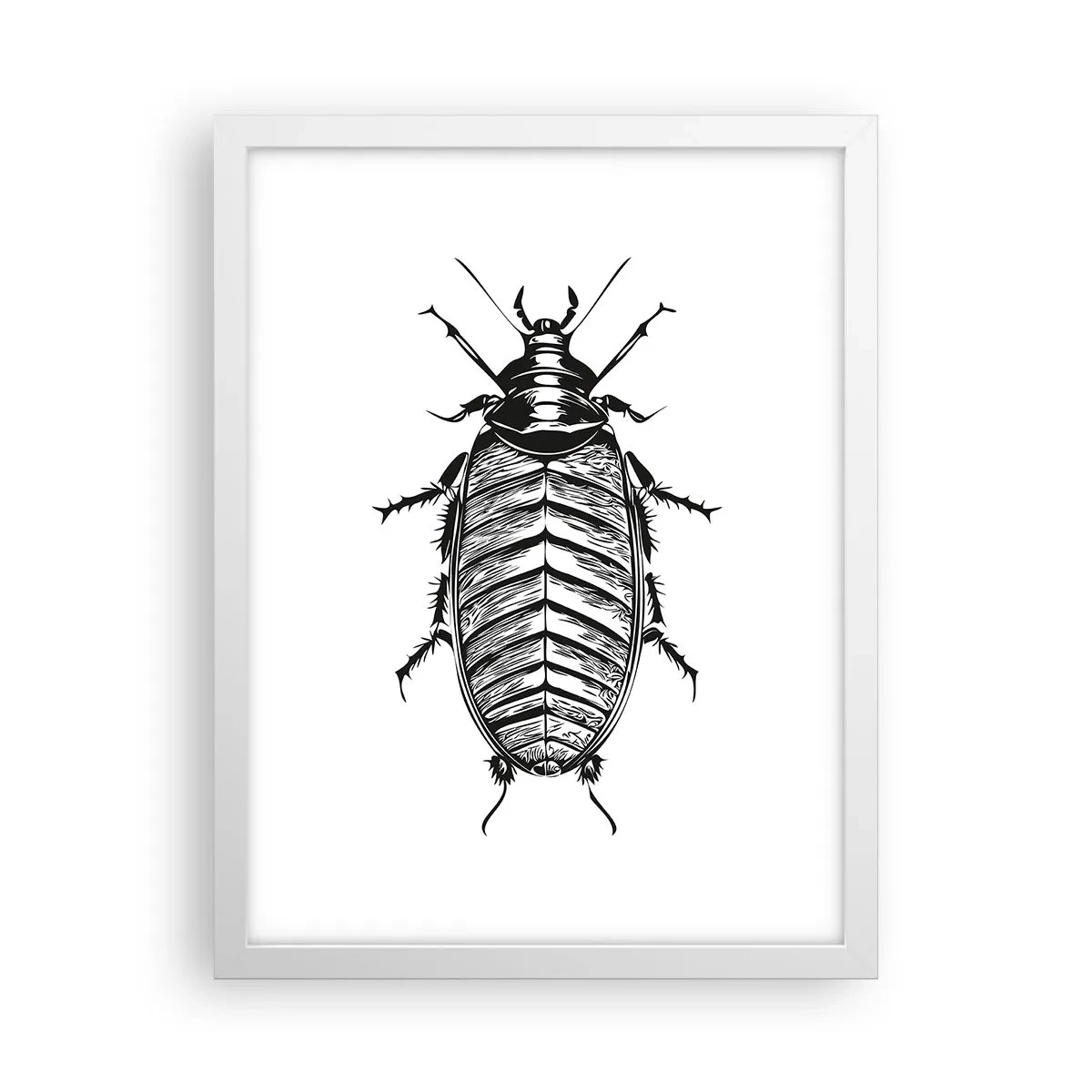 Pôster em moldura branca - Que exemplo! - 30x40 cm