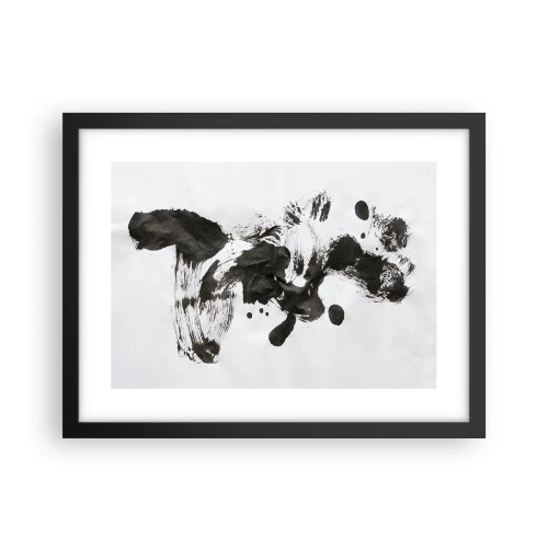 Pôster com moldura preta - Existe um método para a loucura? - 40x30 cm