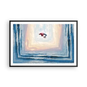 Pôster com moldura preta - Para outra dimensão - 91x61 cm