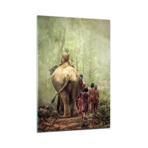Quadro em vidro - Novo Livro da Selva - 50x70 cm