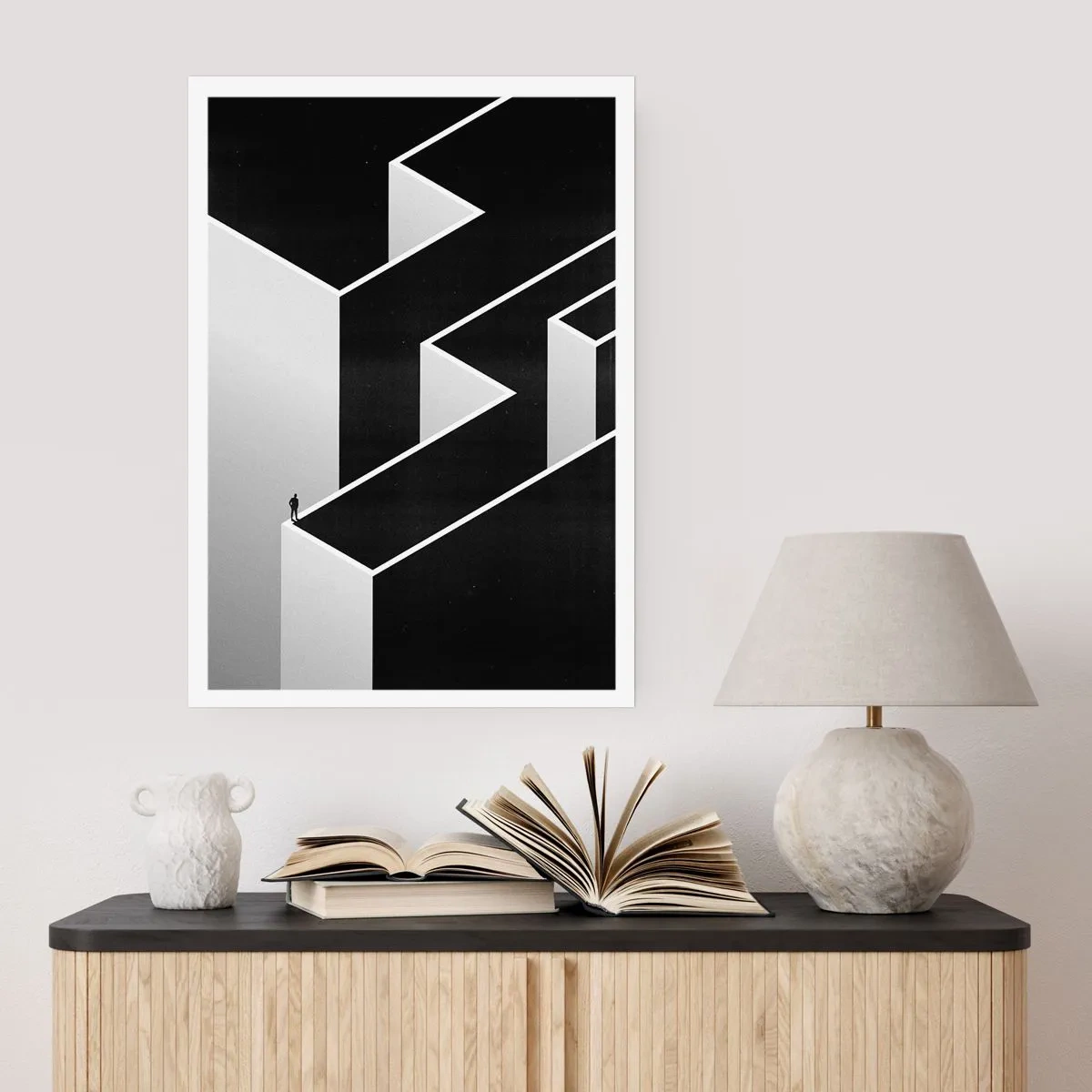 Pôster - Solidão no topo - 40x50 cm