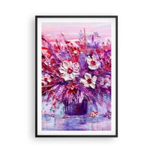 Pôster com moldura preta - Inocência e paixão  - 61x91 cm