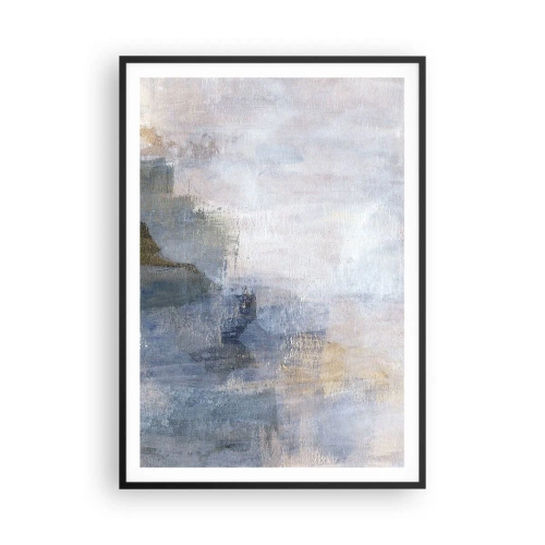 Pôster com moldura preta - Tons e acordes das cores - 70x100 cm