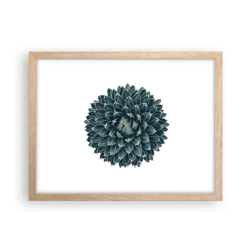 Pôster com moldura de carvalho claro - Estrela do Deserto - 40x30 cm