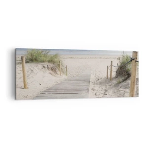 Quadro em tela - Pelo horizonte - 140x50 cm