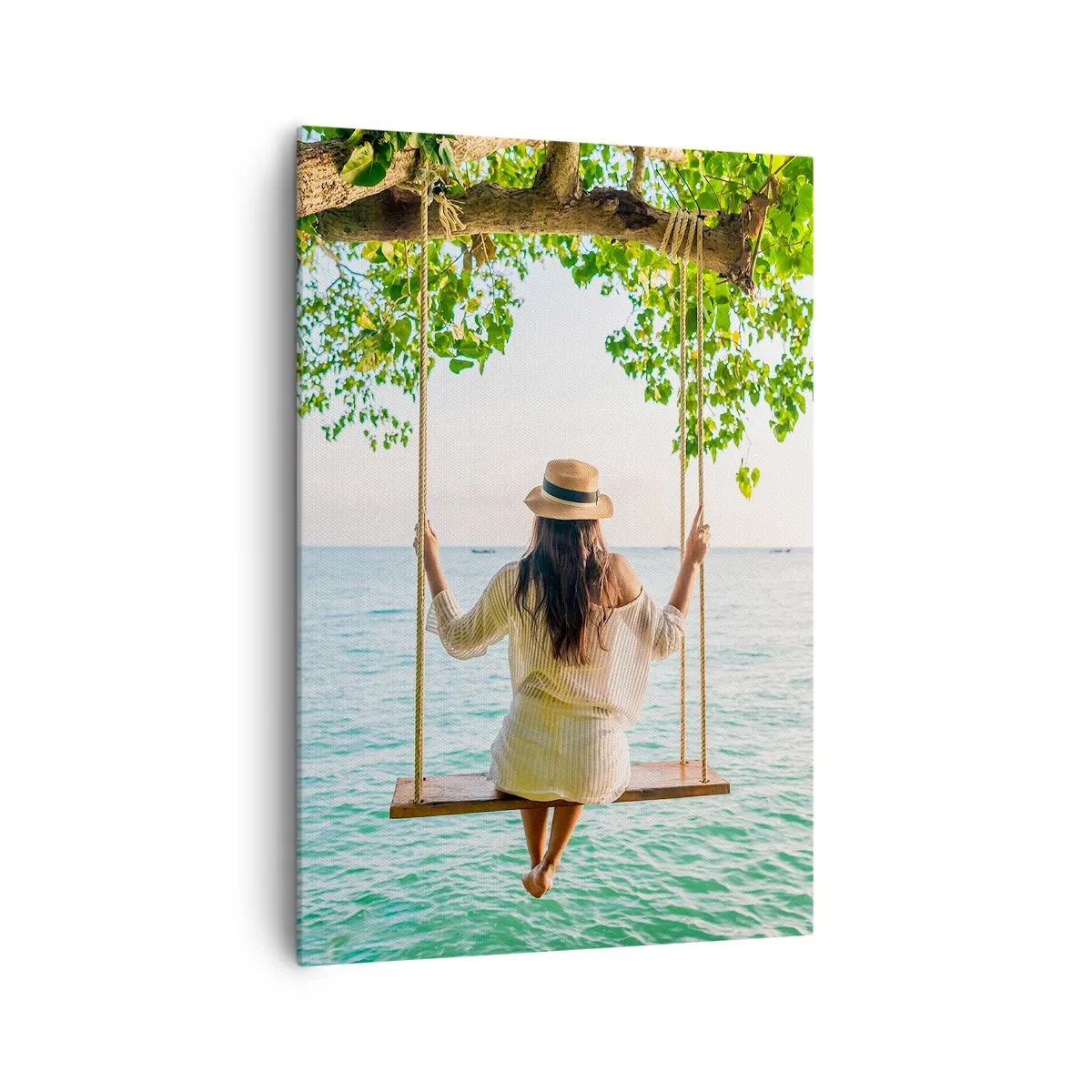 Quadro em tela - A vida é bela - 70x100 cm