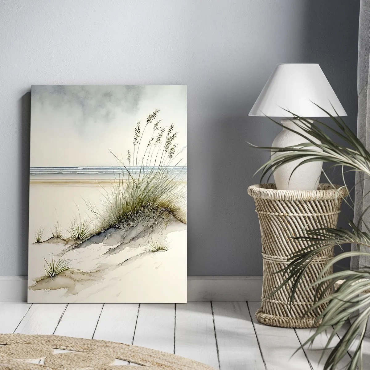 Quadro em tela - Mimado pelo vento - 55x100 cm