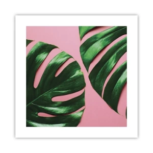 Pôster - Encontro verde - 40x40 cm