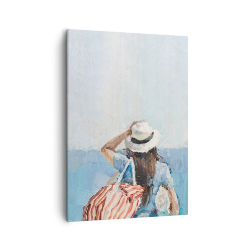 Quadro em tela - Bem-vindo às suas férias - 50x70 cm