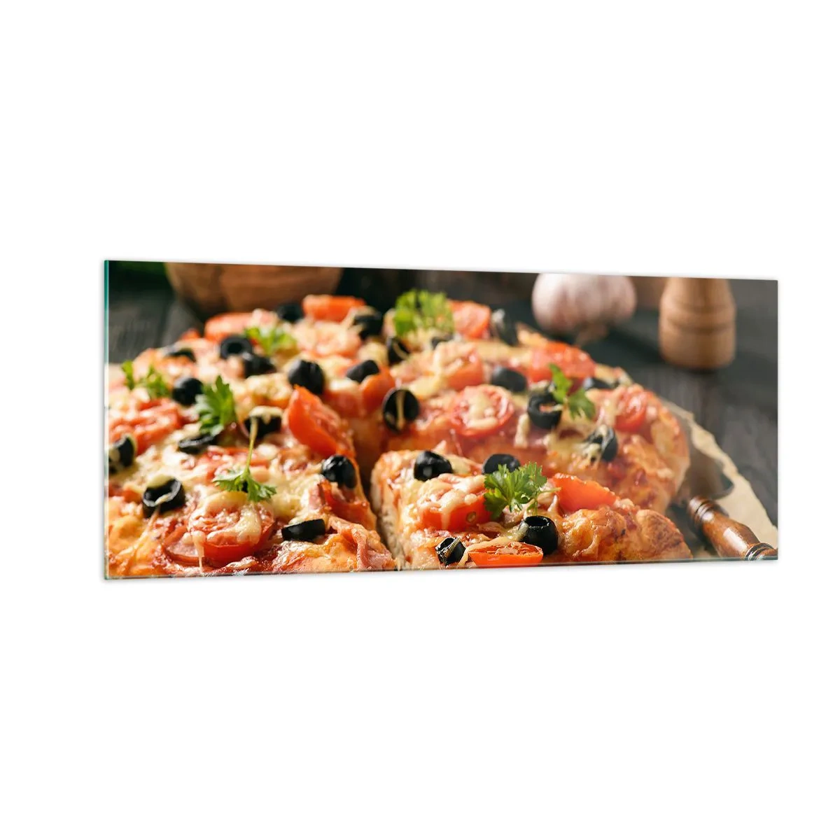 Quadro em vidro - Direto do forno - 100x40 cm