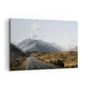 Quadro em tela - O caminho para o coração das montanhas - 100x70 cm