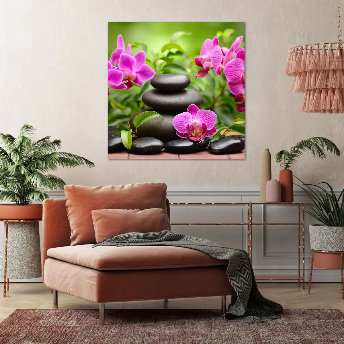 Quadro em tela - Pirâmide da paz - 50x50 cm
