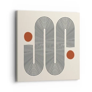 Quadro em tela - Do início ao fim - 40x40 cm