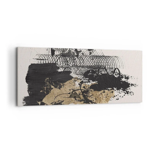 Quadro em tela - Composição com paixão - 120x50 cm